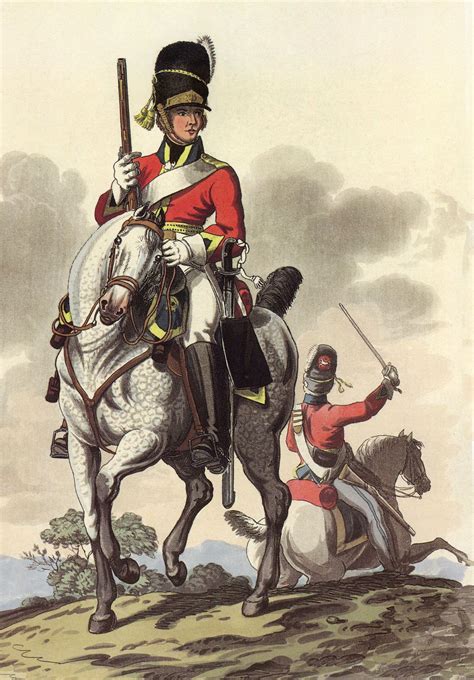 Royal Scots Greys 2nd Dragoons Battle Of Waterloo 18th June 1815
