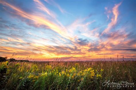 Tallgrass Prairie Sunset Nebraska Landscape Photography Travlin