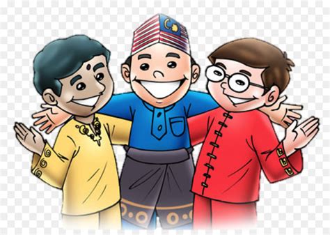 Pakaian dan perayaan etnik di malaysia. Keren Gambar Kartun Kaum Di Malaysia - Erlie Decor