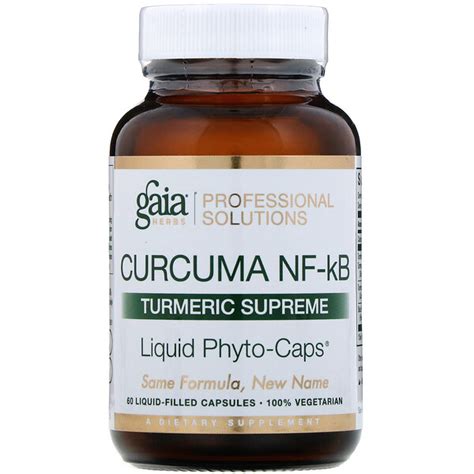 Gaia Herbs Professional Solutions Curcuma NF KB Turmeric Supreme 60