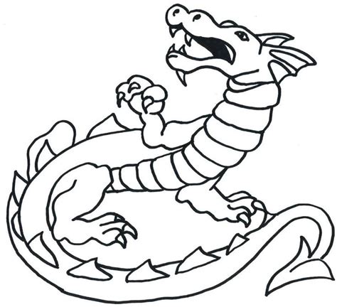 Making cool dragons and dragon clipart. 892x813 Dragon Easy Simple Dragon Outline Dragon Drawings ...