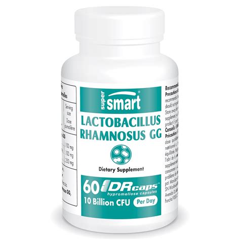 Supersmart Lactobacillus Rhamnosus Gg Billion Cfu Per Day Probiotic Supplement