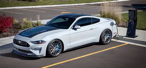 Ford Showcases One Off Mustang Lithium A Fully Electric Mustang