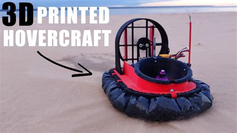 3d Printed Rc Hovercraft On Speed Youtube