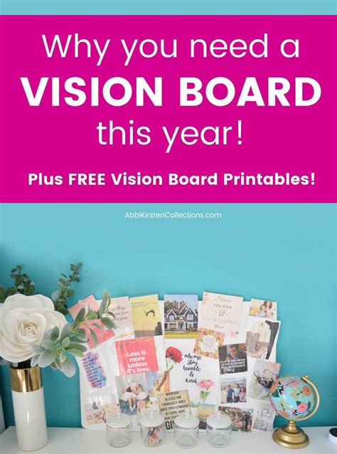 How To Make A Vision Board Vision Board Examples And Free Printables