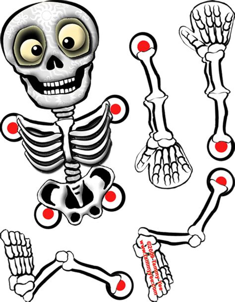 Skeleton Print Out Clipart Best