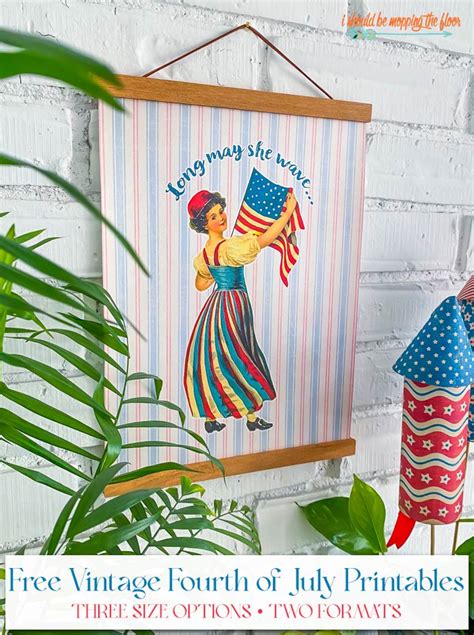 Free Vintage Fourth Of July Printables Fourth Of July Patriotic