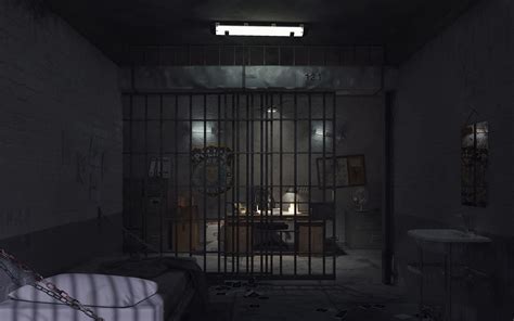 Artstation Prison Project Abandoned Jail Cell