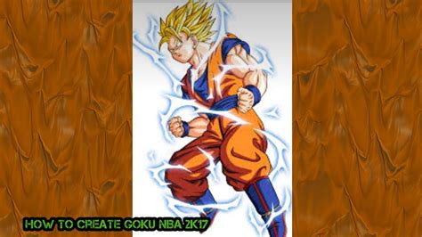 How To Create Goku In Nba 2k17 With Jumpshot Youtube