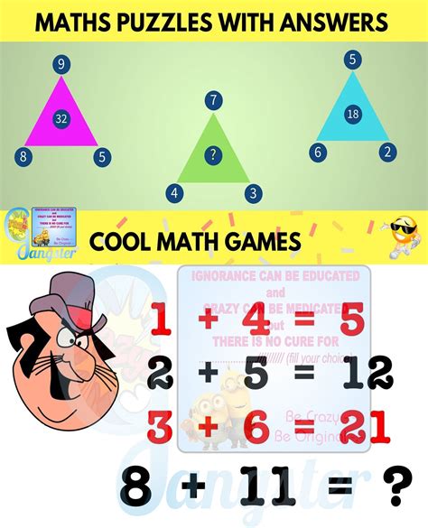 Each time the levels will become more and more difficult. Simple Maths Puzzles For Kids | Riddle's Time