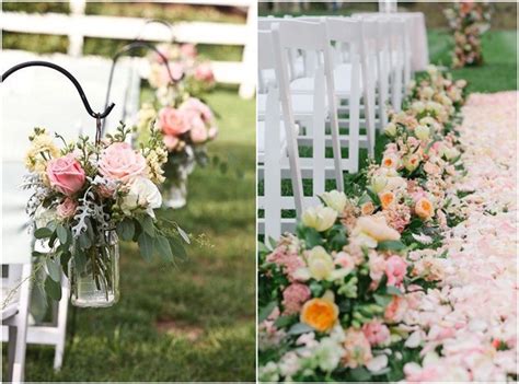 Outdoor Wedding Aisle Decoration Ideas To Love Mrs To Be