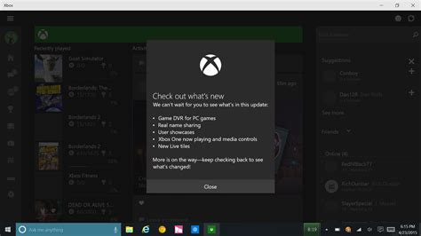 Xbox App For Windows 10 Updated With Game Dvr For Pc Games Real Name