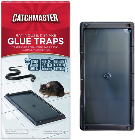 Pack Of 2 X Large Mouse Rat Pest Trap Safe Effective Business Office