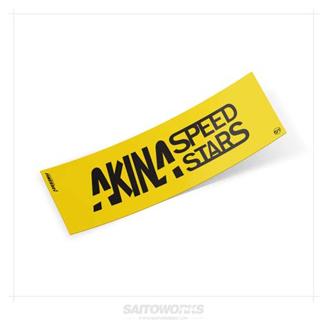Akina Speedstars Ver2 Initial D Jdm Slap Sticker Saitoworks