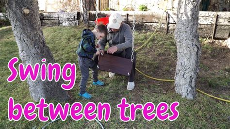 Watch the video explanation about how to hang a swing between 2 trees online, article, story, explanation, suggestion, youtube. How to make a swing between two trees - YouTube
