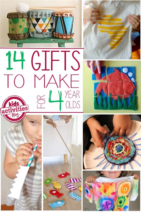 14 Homemade Gifts for 4 Year Olds