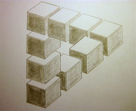 Optical Illusion Drawings Template Business