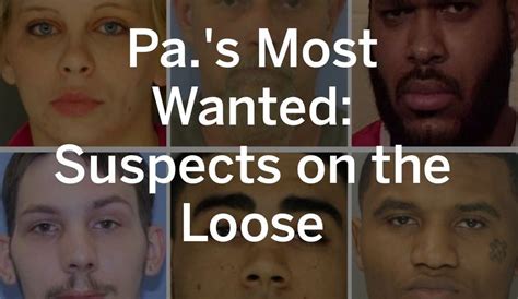 Pa.'s most wanted: Suspects on the loose - pennlive.com
