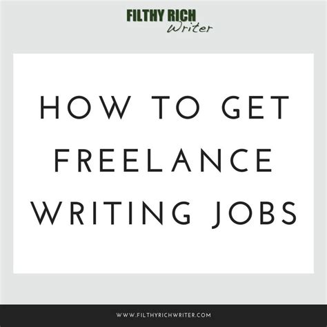 How To Get Freelance Writing Jobs Writing Jobs Freelance Writing