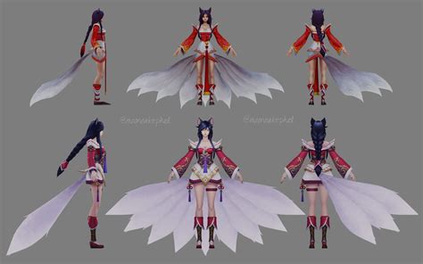Rainy On Twitter Made Some Comparison Renders With All Of Ahri S New
