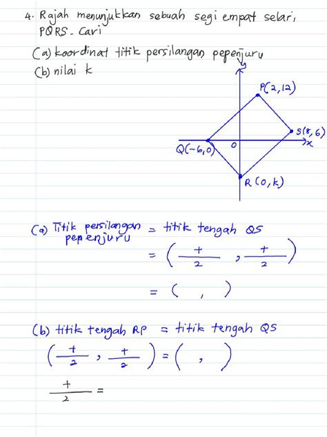 Formula Titik Tengah Koordinat Jarak Dua Titik Dan Titik Ke Garis The