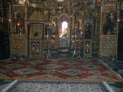 Agion Oros Mount Athos 0062 The Holy Icon Of Panagia Of The Akathist Holy Monastery Of