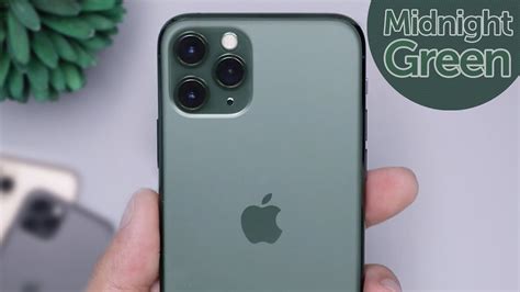 I have the green iphone 11. Midnight Green iPhone 11 Pro Unboxing & First Impressions ...