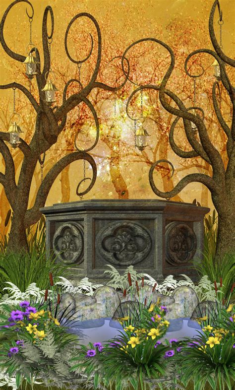 Enchanted Garden Premade Background By Virgolinedancer1 On Deviantart