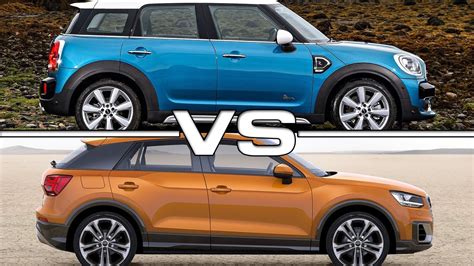 How to photograph your car. 2017 MINI Cooper S Countryman vs 2017 Audi Q2 - YouTube