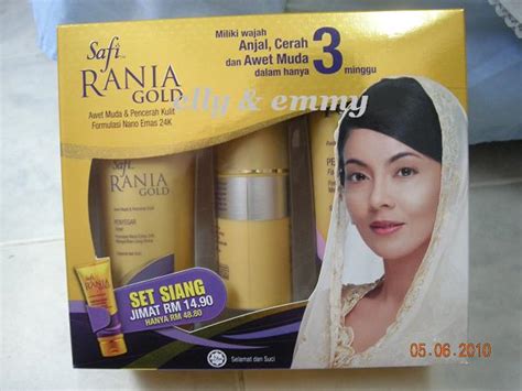 Brand ini juga sudah booming di malaysia. BEE: Safi Rania Gold