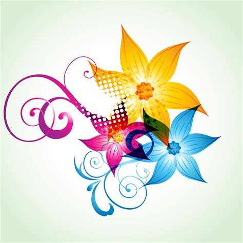 Colorful Flower Vector Art