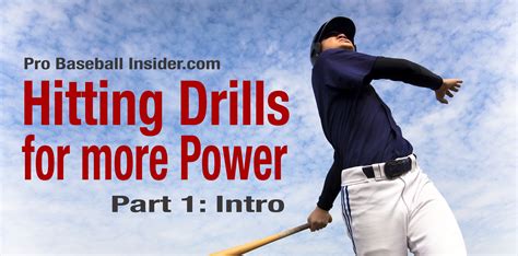 How To Get More Power Hitting A Baseball Baseball Wall