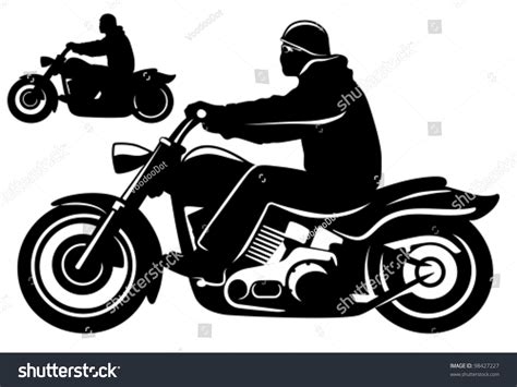 Motorcycle Rider Stock Vector Royalty Free 98427227