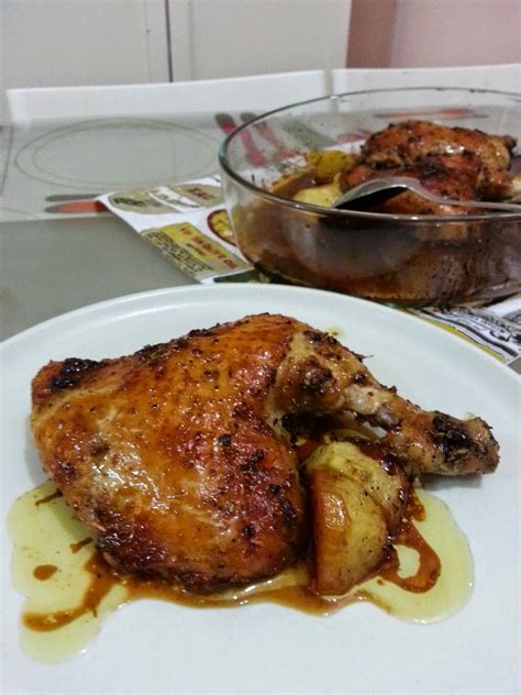 Pastikan warna daging masih merah muda atau kemerahan. ayam: ayam panggang oven diet