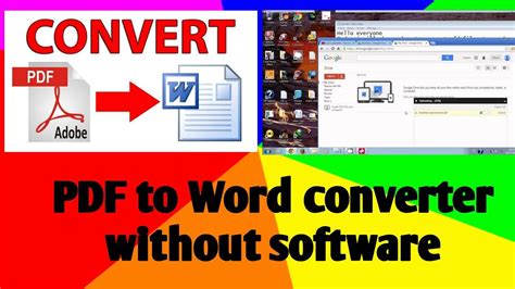How To Convert Pdf To Word Without Software How To Convert Pdf To