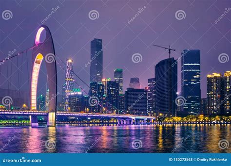 Guangzhou Skyline Guangzhou China Editorial Stock Photo Image Of
