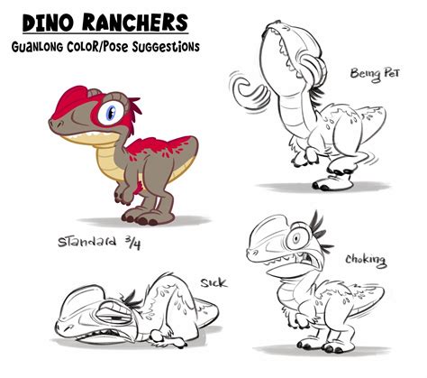 Well you're in luck, because here they come. Character Design: DINO RANCHERS | Character design ...