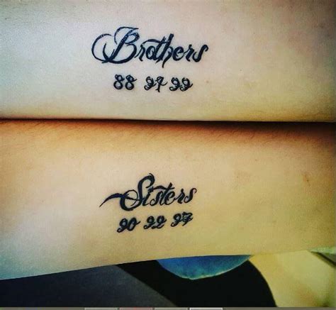 175 Best Brother Tattoos 2020 Matching Symbols Memorial Quotes