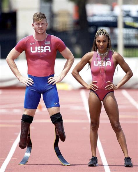 Usa Olympian Tara Davis And Her Boyfriend Hunter Woodhall Who Is