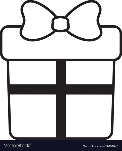 Maybe you would like to learn more about one of these? Gift box with ribbon outline Royalty Free Vector Image