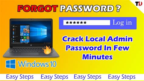 How To Crack Windows 10 Password Forgot Windows 10 Password Youtube