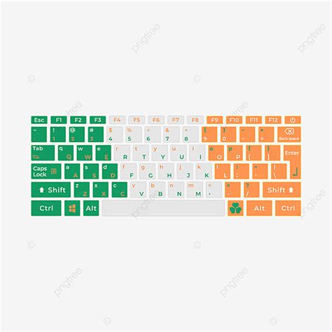 Irische Tastatur Irland Nationalflagge Tastatur Png Und Psd Datei