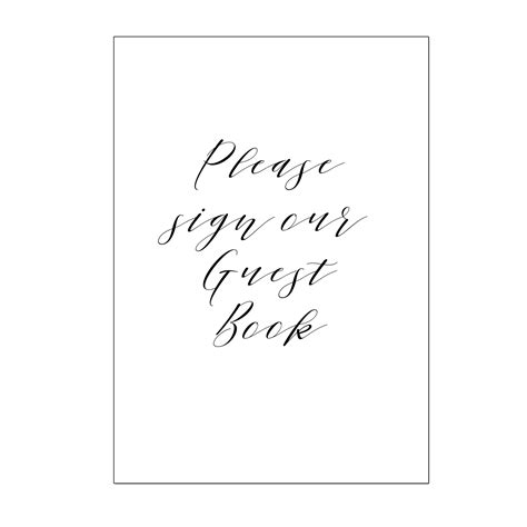 Sign Our Guest Book Digital Download Printable The Wedding Of My
