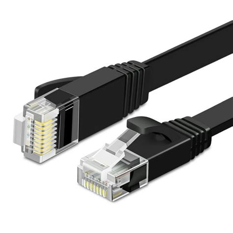 Cat6 Flat Ethernet Network Cable (3FT) - High Performance & Tangle Free with Premium UTP Twisted