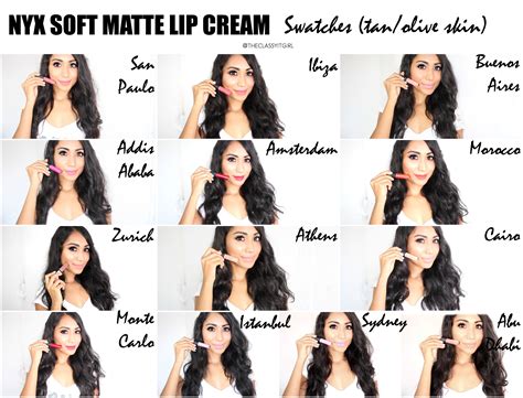 If you usually shy away from matte lip formulas because they tend to dry and chap your puckers, you might want to check out these nyx soft matte lip creams. NYX Soft Matte Lip Cream Swatches | Tan/Olive Skin - Roxy ...