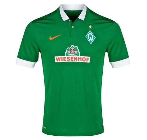 Umbro men's 19/20 sv werder bremen half zip long sleeve pullover shirt, green. Werder Bremen Kids Boys Home Jersey 14/15