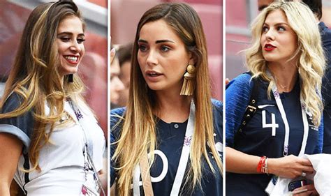 The man with the dog named lily is only walking by, but he stops so we can pet her and call her a good girl. World Cup 2018: France WAGs put on very glamorous display ...