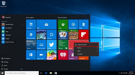 Windows 10 Tutorial Remove Live Tiles Completely Windowschimp