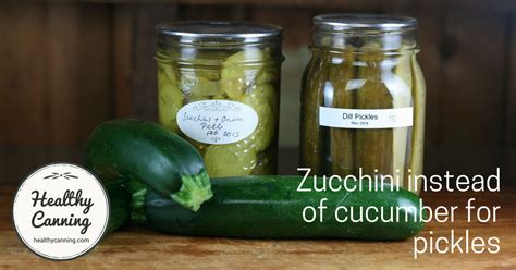 Try this easy recipe for pickled zucchini. Using zucchini instead of cucumbers for pickling - Healthy ...