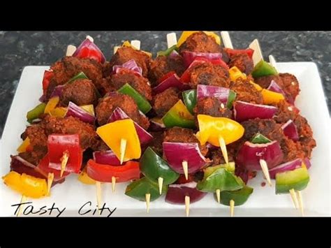 HOW TO MAKE BEEF KEBAB Beef Skewers Peppered Stick Meat Recipe